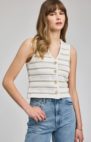 Mariana Vest - Beachwood Stripe