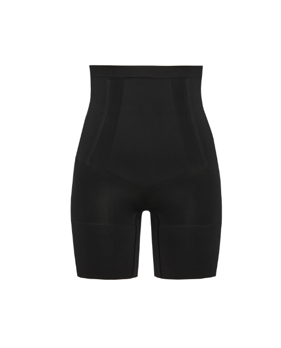 Oncore High-waisted Mid-thigh Short - Black