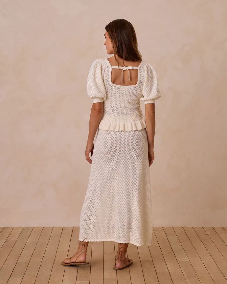 Knit Skirt - Ivory