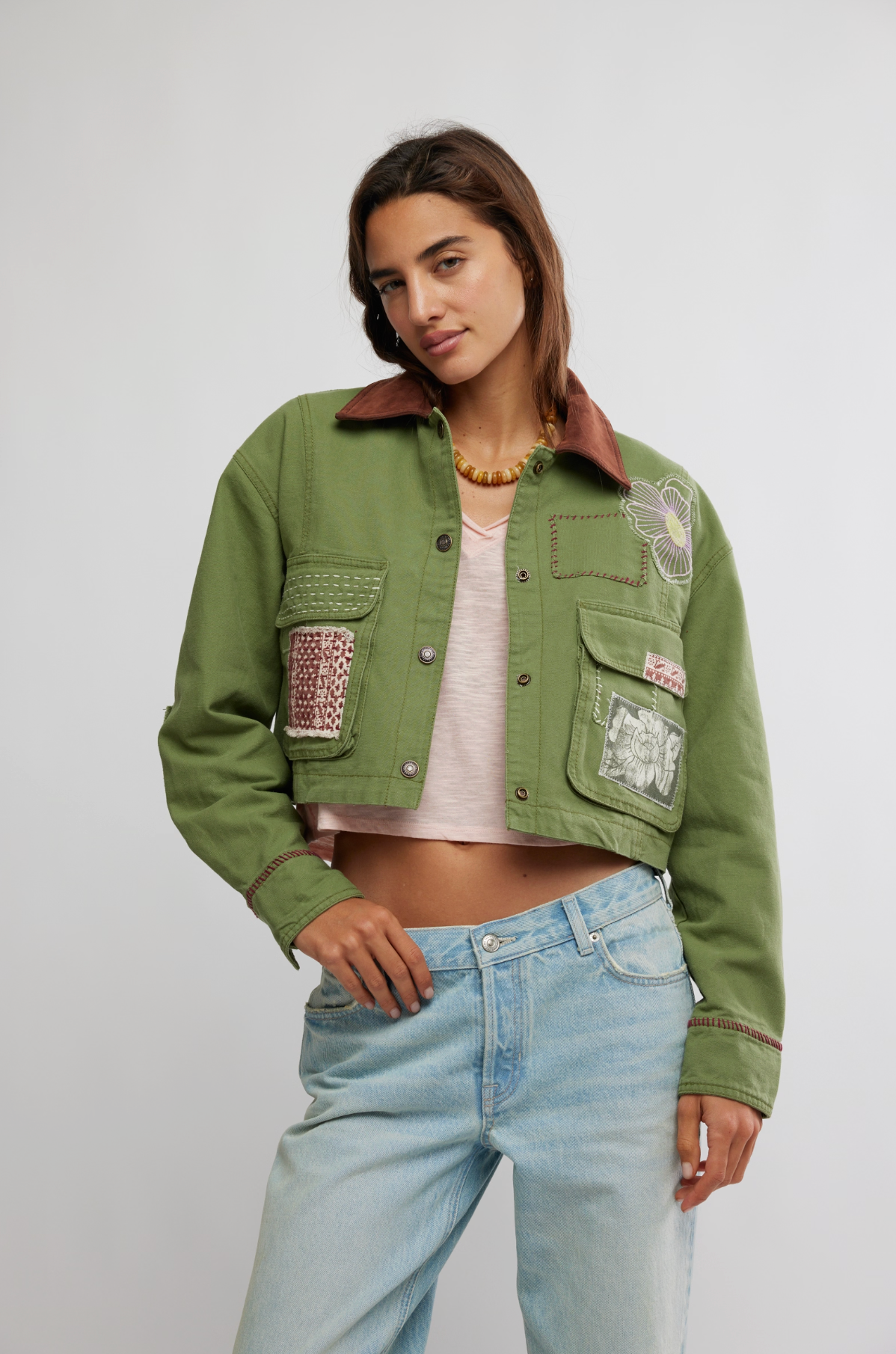 Martha Workwear Appliques - Callisto Green