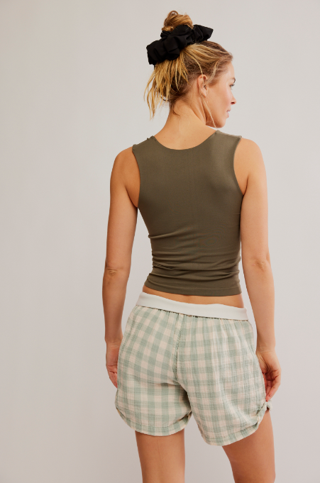 Clean Lines Muscle Cami - Tarmac