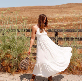 Jazmine Maxi Dress - White