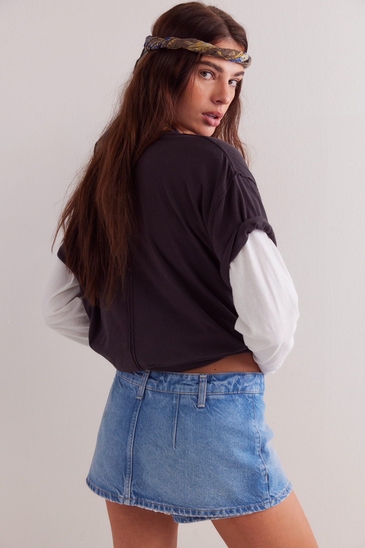 Galivanting Skort - Oasis Blue