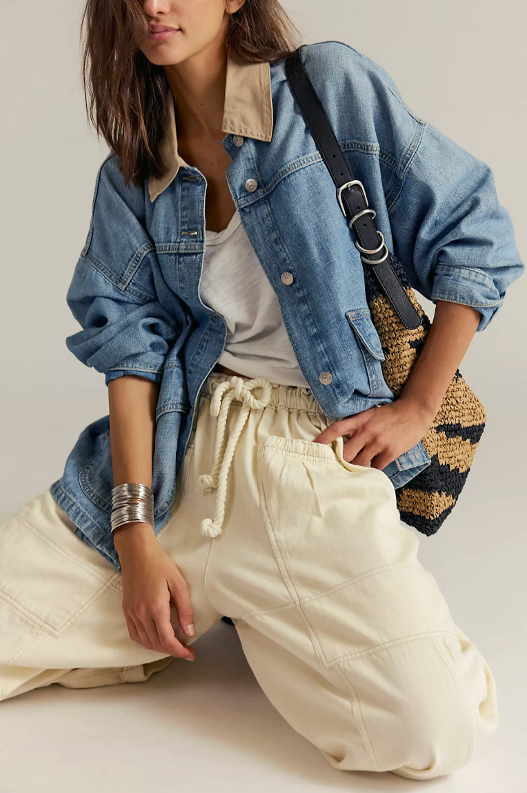 Lemon Denim Jacket - Berry Blues