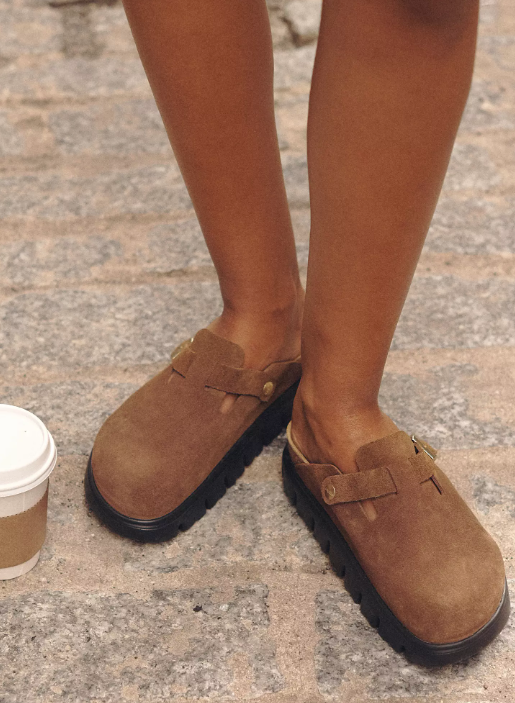 Boston Chunky Suede-Dark Tea