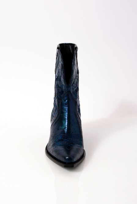 Way Out West Boot - Metallic Navy