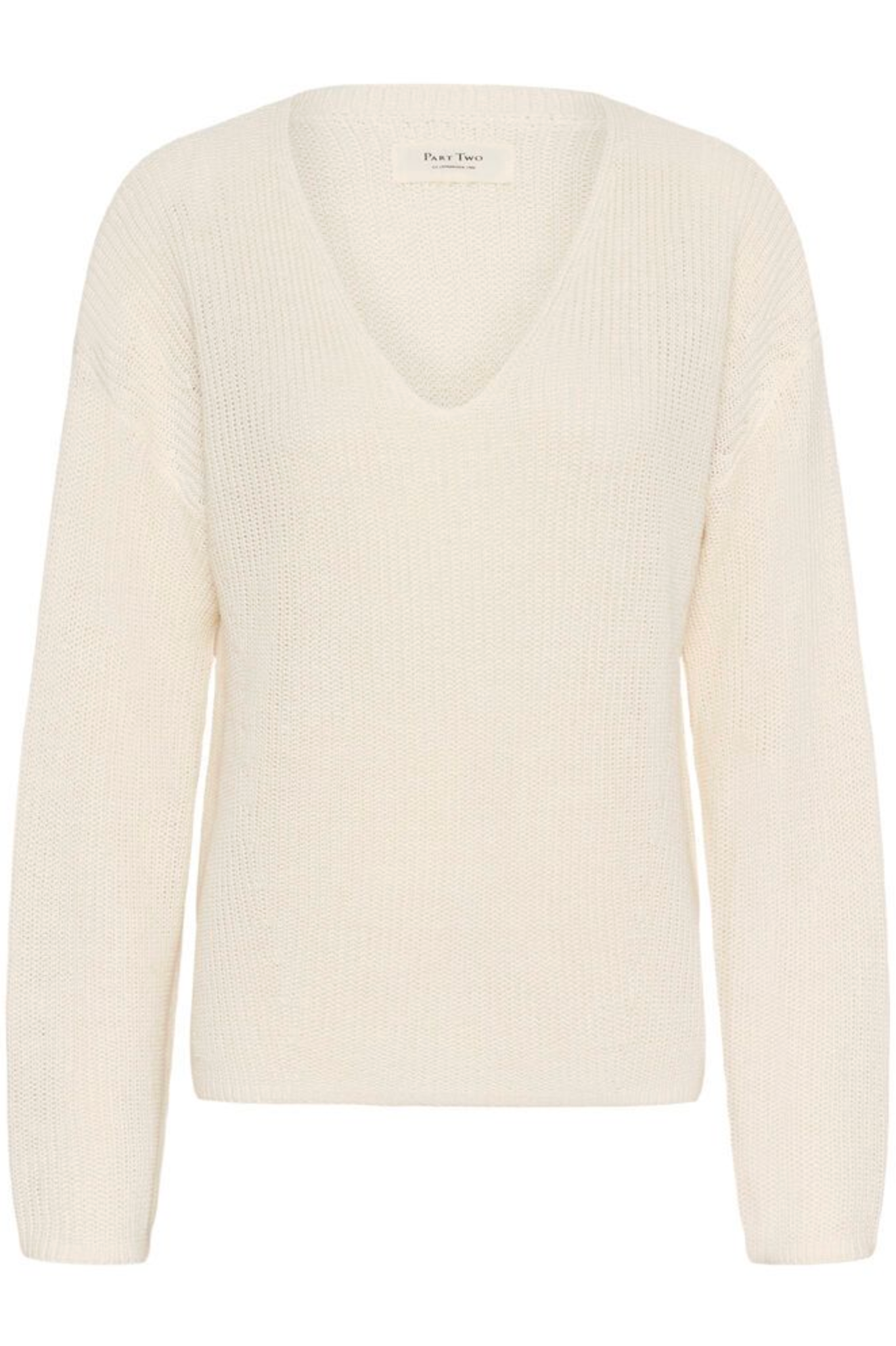 Etronas - V-Neck Sweater - Whisper White