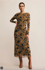 Spellbound Nox Floral Dress- Coconut