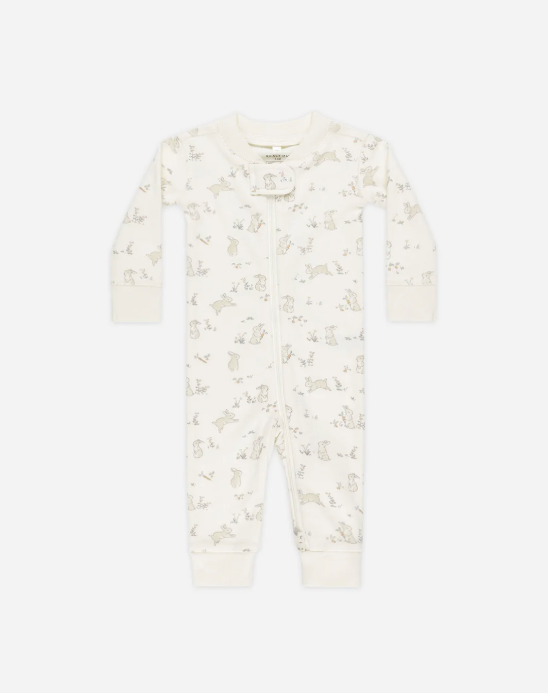 Zip Longsleeve Sleeper || Bunnies