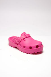 Karlie Buckle Clog - Watermelon