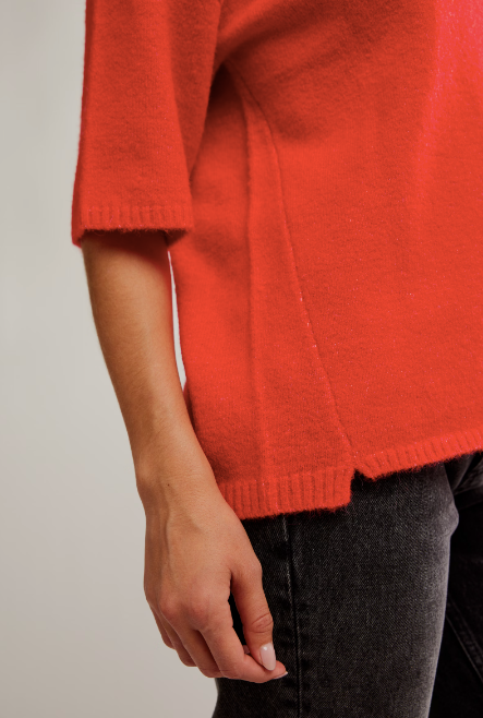 Margot Sweater Tee - Cherry Pop Melange