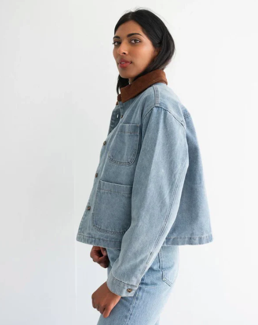Magali Denim Jacket - Vintage Blue