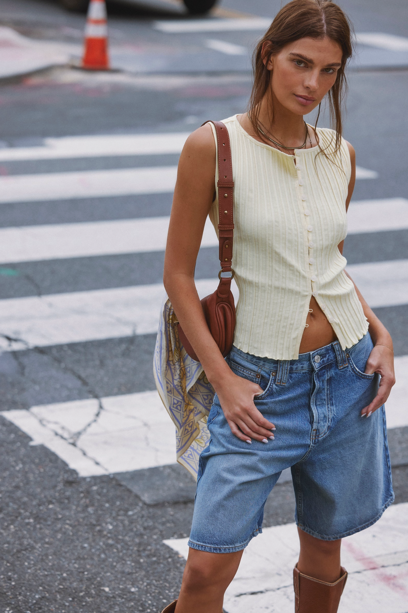 Tilly Vest - Mellow Yellow