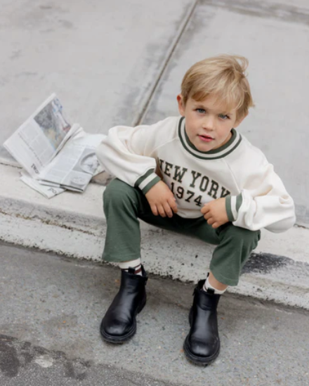 Oversized Raglan Sweatshirt - New York