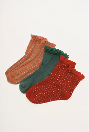 Ruffle Sock Pack - Merry & Bright