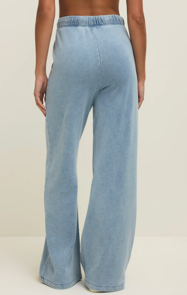 Hunter Denim Knit Pant - Ocean Air Indigo