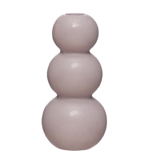 Stoneware  Lilac Vase