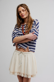 Lady Tulip Mini Skirt - Tea