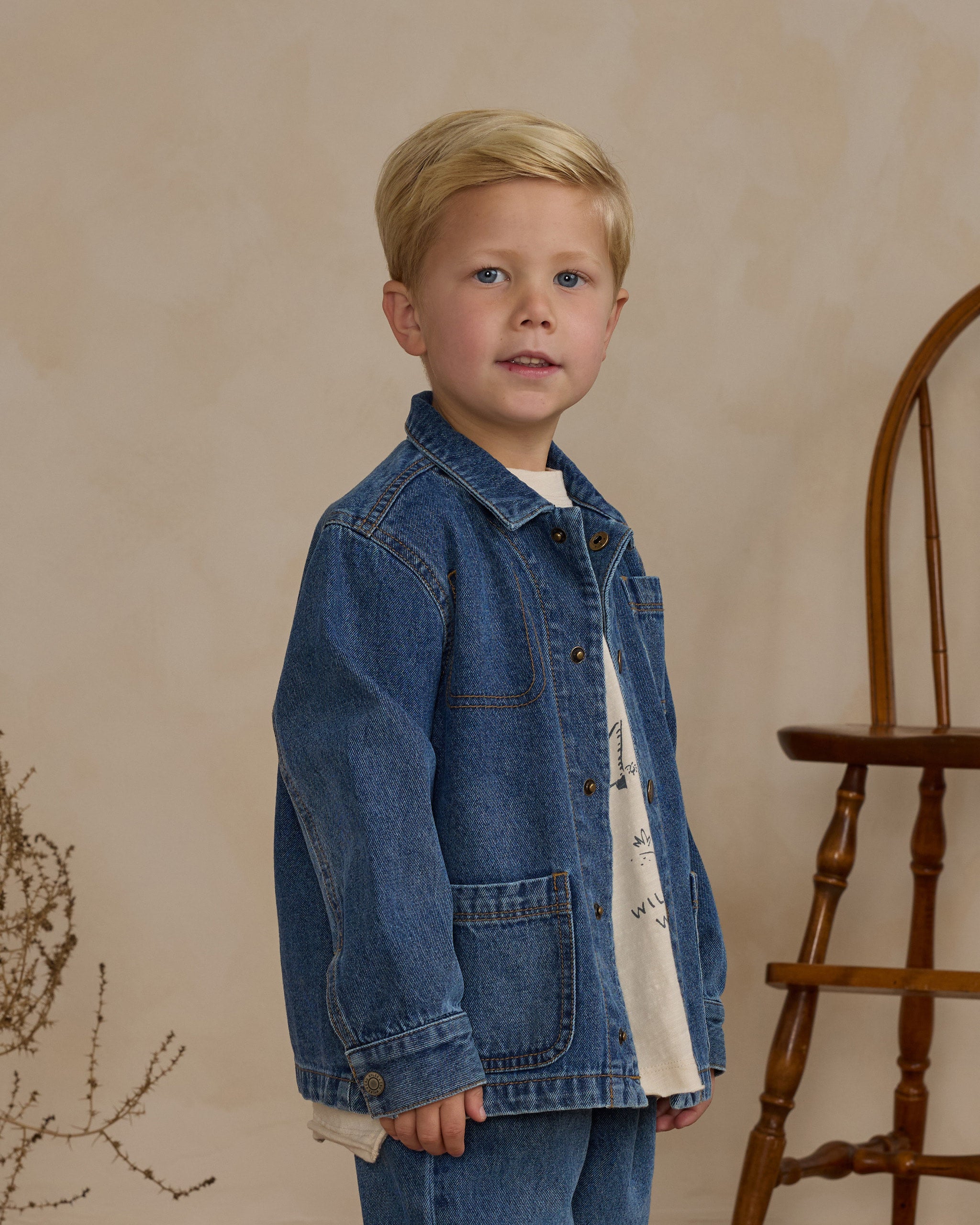 Denim Chore Coat - Indigo