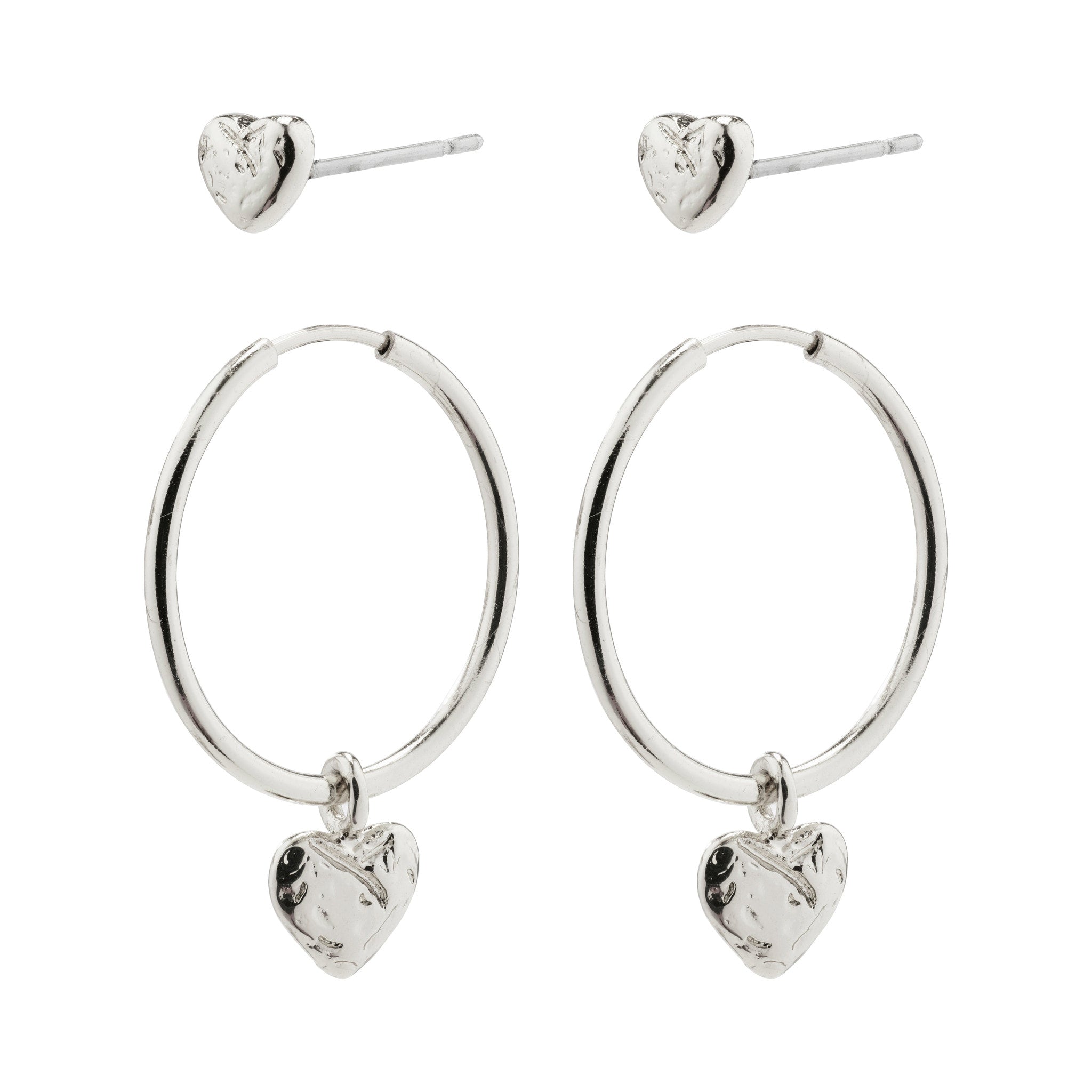 Jayla Heart Earring Set - Pilgrim