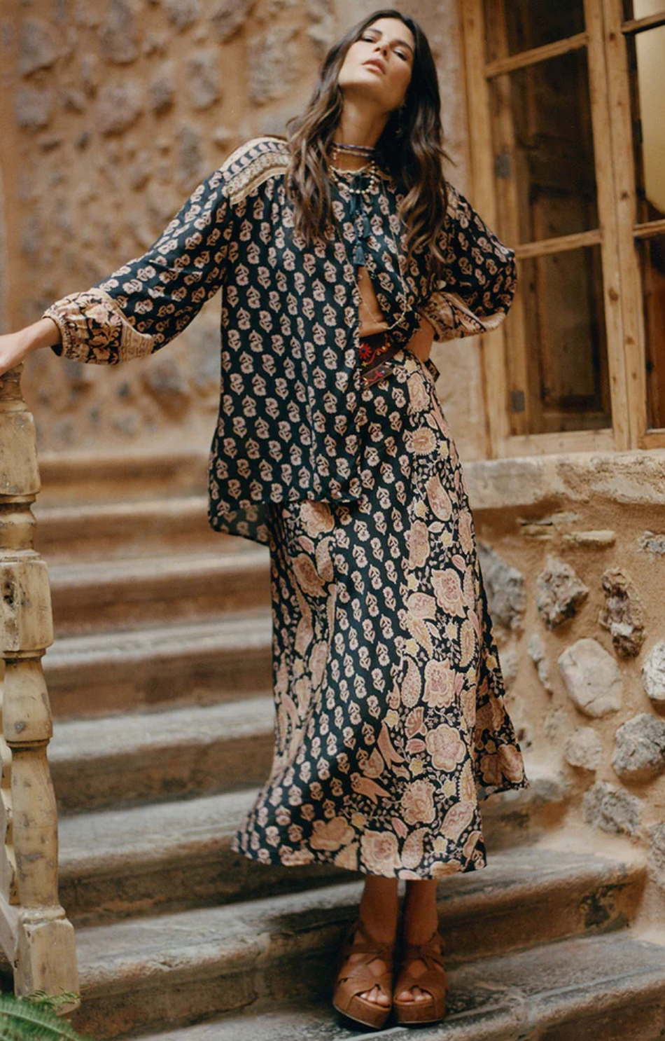 Marmont Maxi Skirt - Whiskey