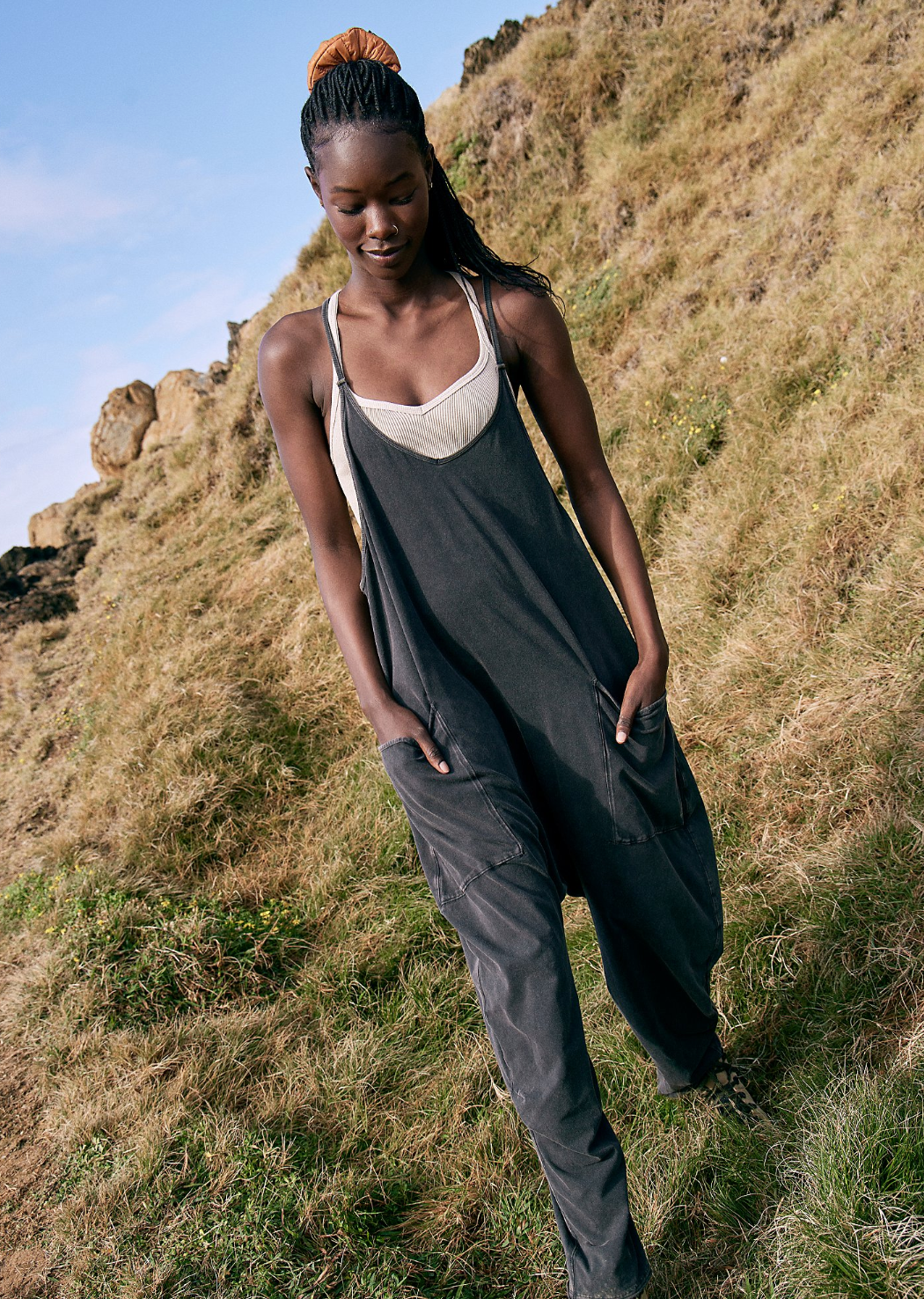 Hot Shot Onesie - Washed Black