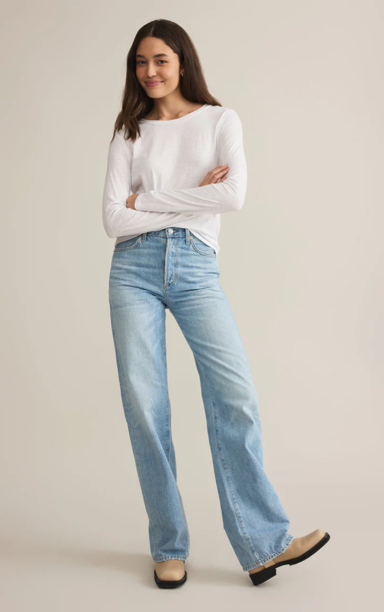 Arlet Slub Top - White