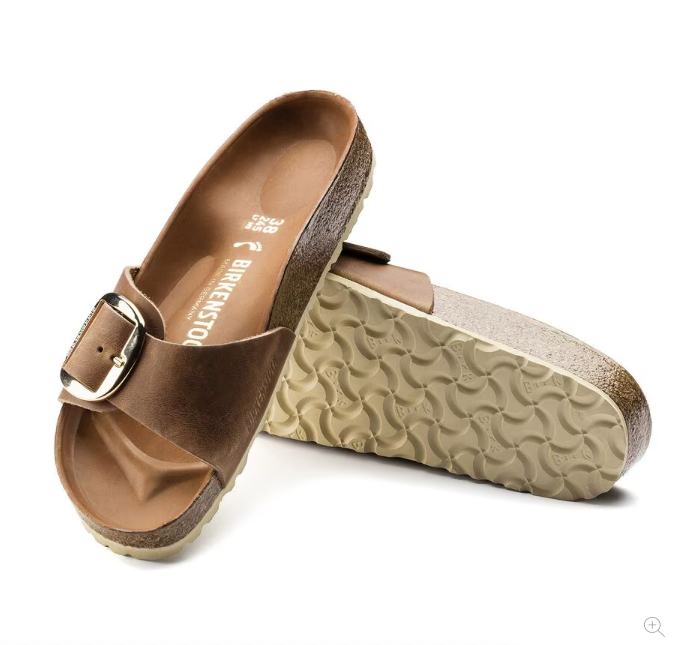 Madrid Big Buckle - Cognac