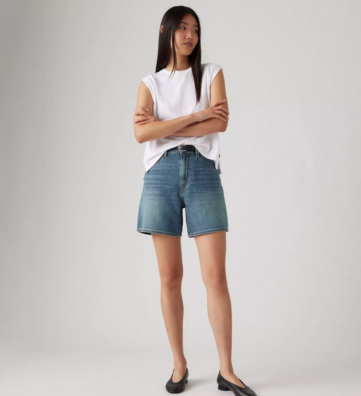 High Baggy Short -Stop Flaxing
