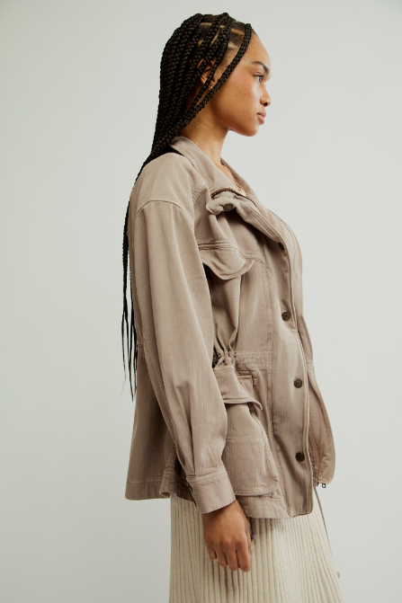 Ayra Utility Jacket - Cashmere