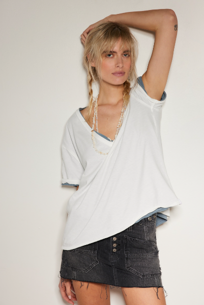 Nina Tee V - Ivory