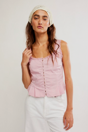 Bridgette Corset Top - Pink Nectar