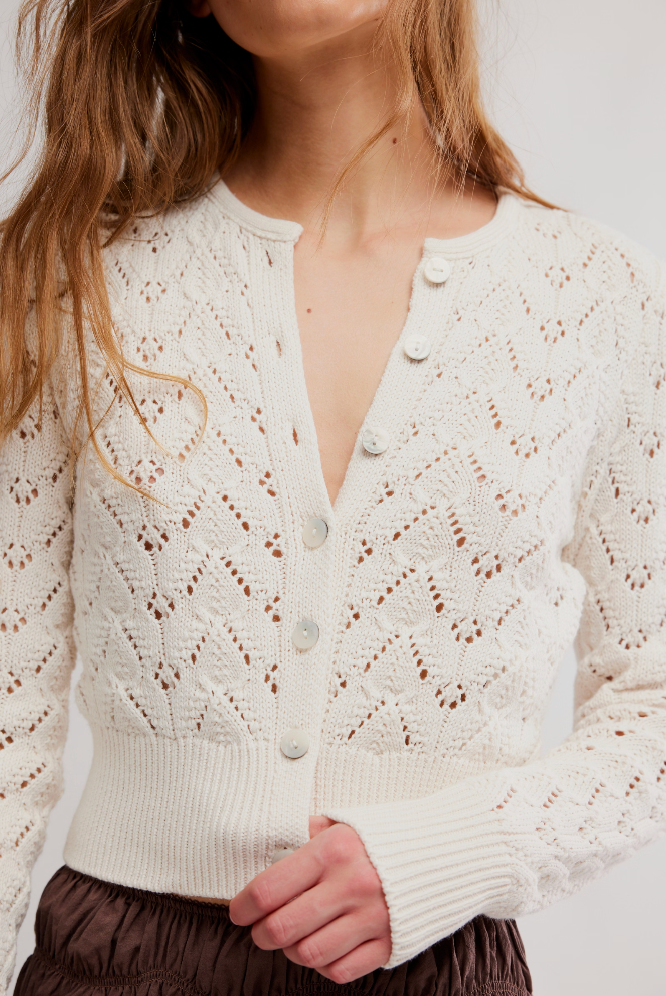 Pretty In This Pointelle - Ivory
