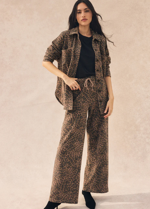 All Day Leopard Desert Jacket - Desert Tan