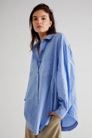 Happy Hour Solid Oxford - Serene Cerulean