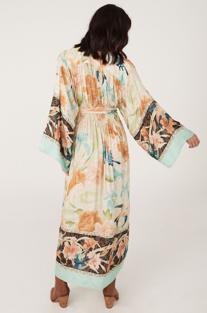 Painters Garden Gown - Seafoam