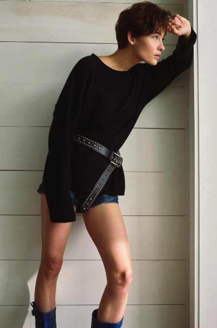 WTF Sola Stud Belt - Black