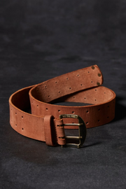 Double Cross Belt - Cognac