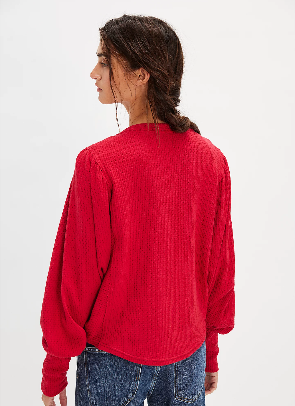 Quinn Knit Top - Salsa