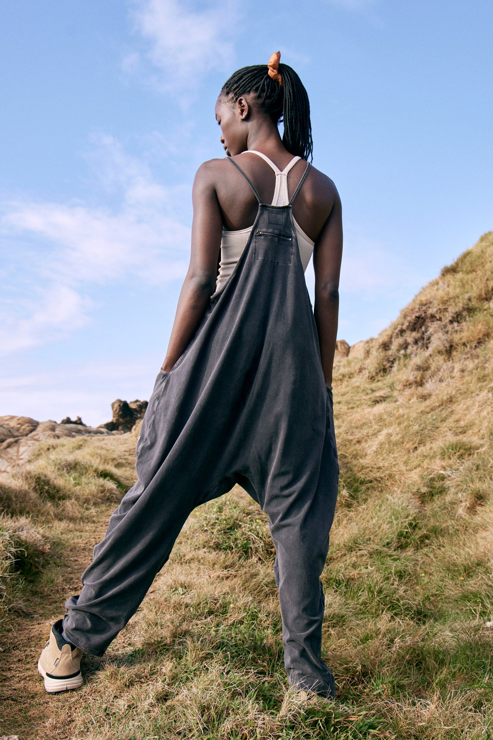 Hot Shot Onesie - Washed Black