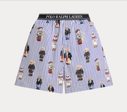 Sleep Boxer RL Bear - Snowfall Blue