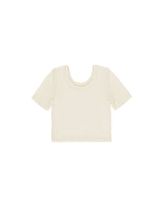 Scallop Tee - Natural