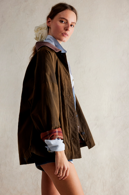 Cori Waxed Jacket - Olive