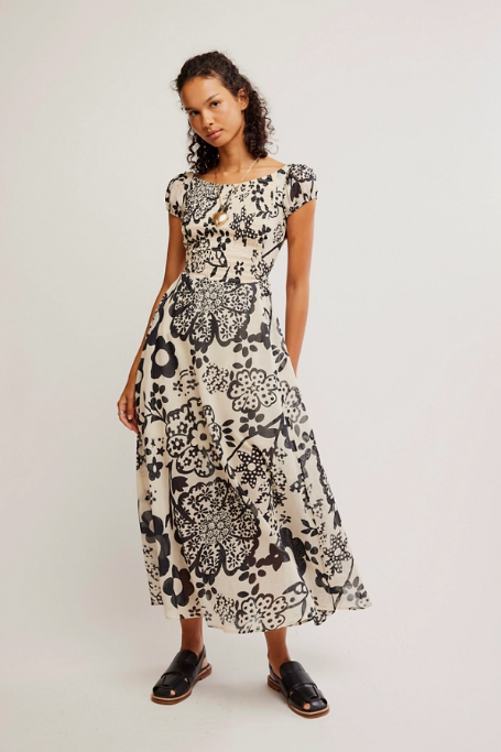 Ultraviolet Dress - Bright White Combo