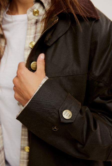 Cori Waxed Jacket - Olive