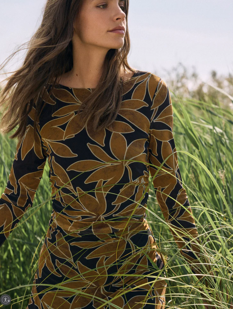 Spellbound Nox Floral Dress- Coconut