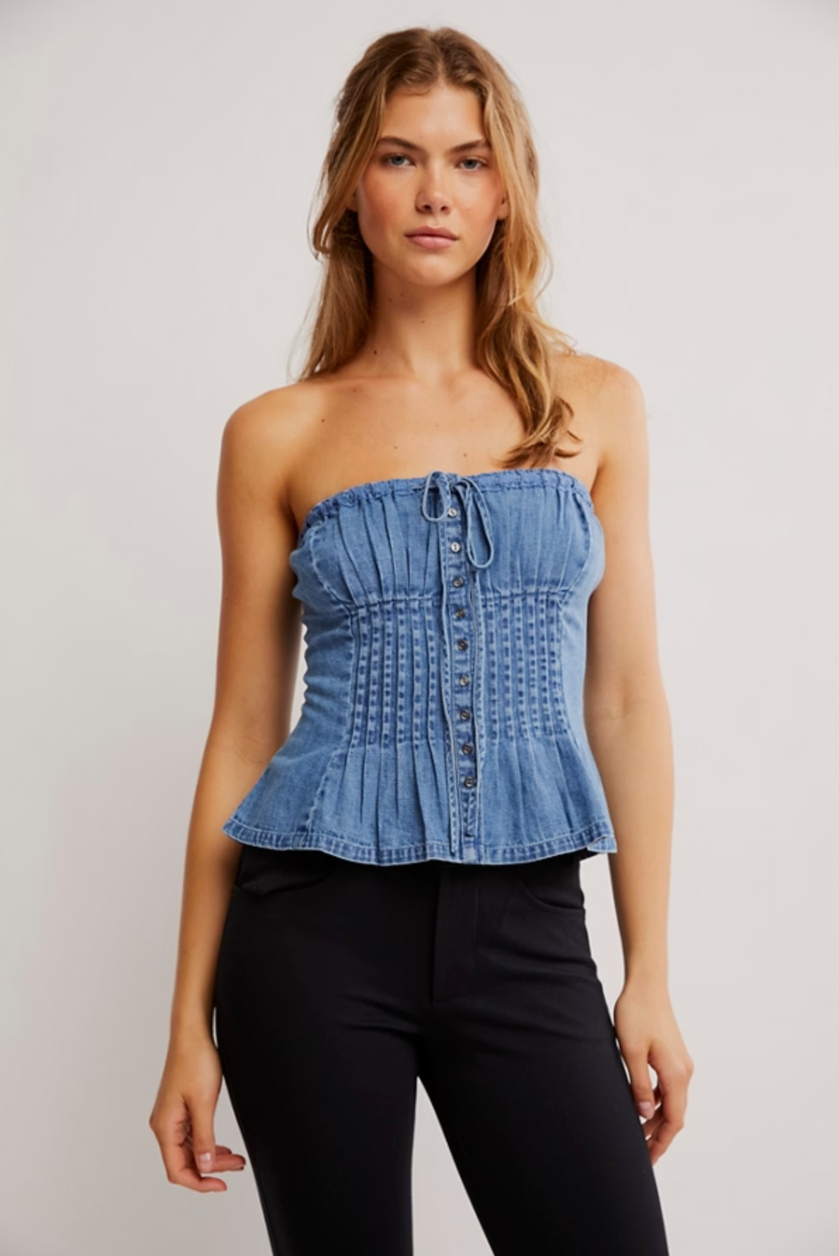 Denim Wink Wink Tube - Medium Wash