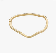 TRUE Wavy Bangle - Gold