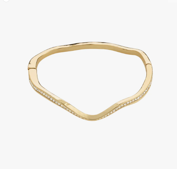 TRUE Wavy Bangle - Gold