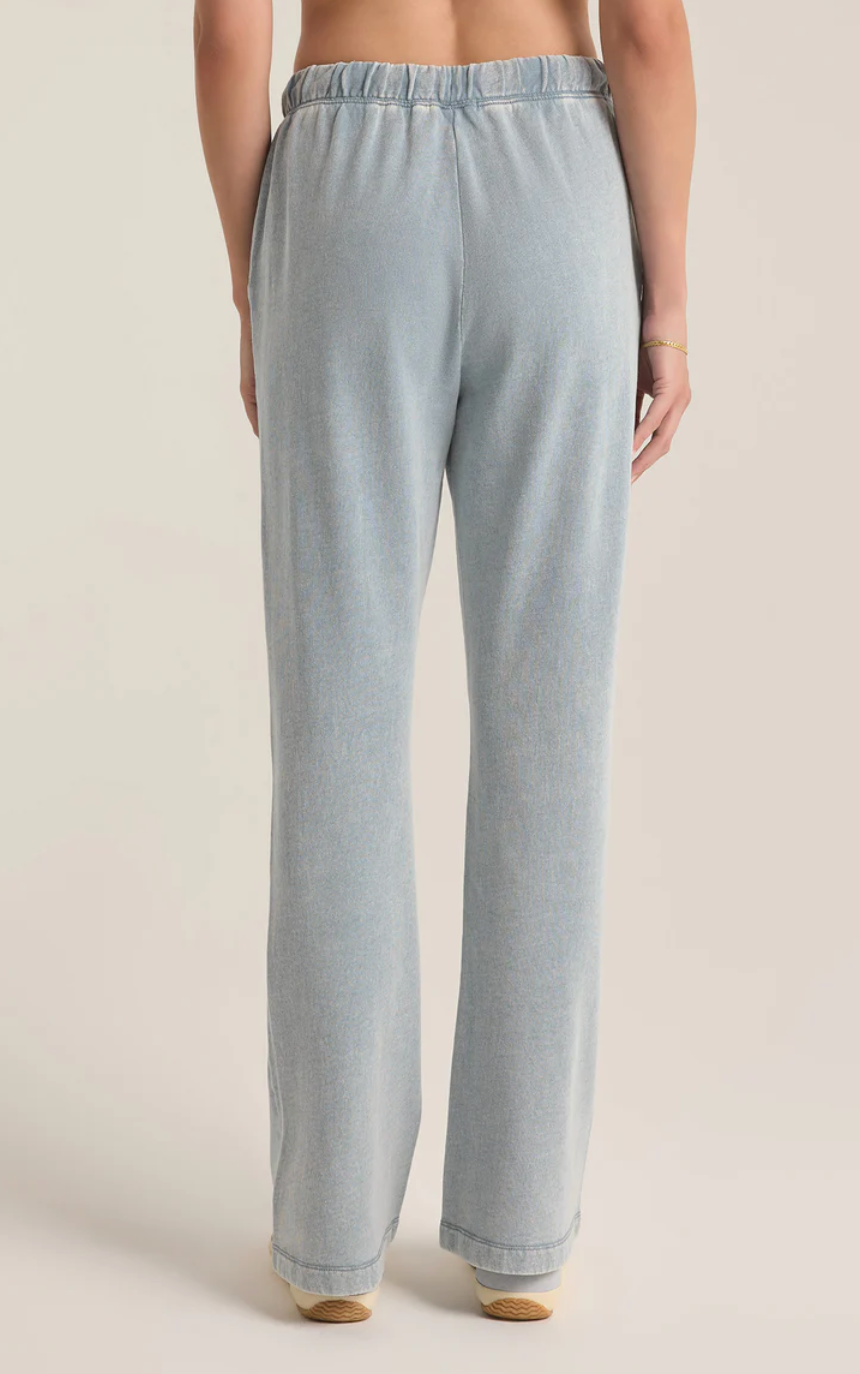 Hunter Knit Denim Pant - Washed Indigo